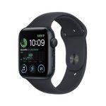 Apple Watch SE (2e generatie, 44mm) – Smartwatch voor Dames | Midnight